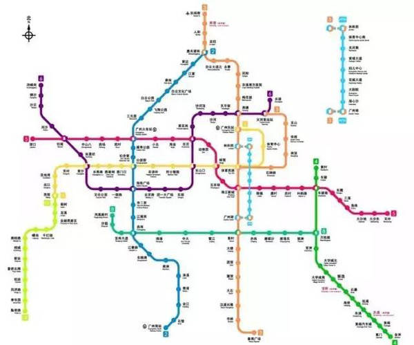 广州地铁每条线路颜色的"潜规则",99%的广州人都不知道