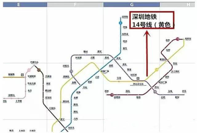 惠州首条地铁路线图曝光, 起于惠州南站