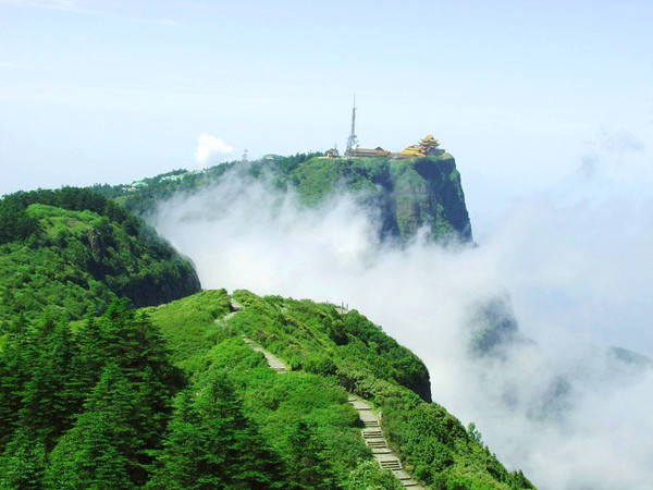 四川峨眉山—一盏清茶,物我两忘