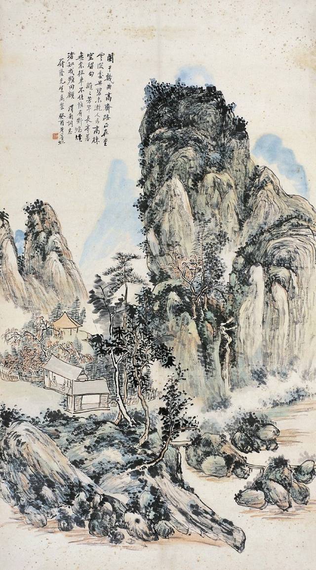 中国近代山水画宗师黄宾虹代表作品赏析