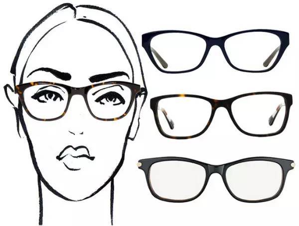 不过,对于椭圆形脸型的人来说,选择镜片较宽的眼镜能够横向延伸脸型