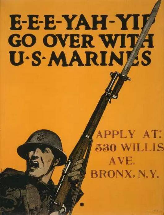 美国一战征兵海报,用美女效果好吗?
