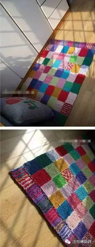 【实用知识】旧衣服做成的漂亮地毯!