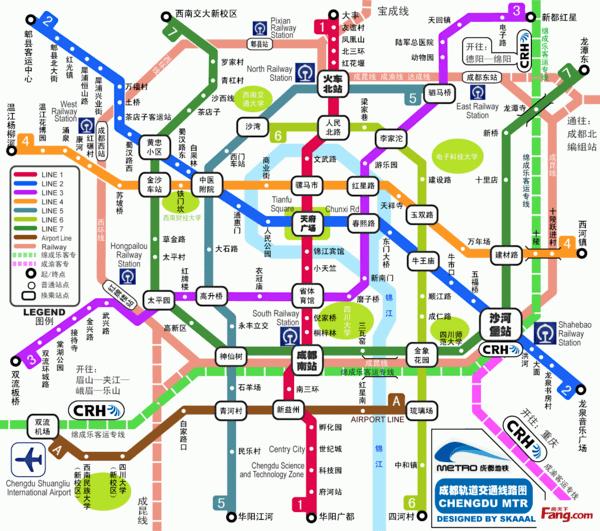 点赞||成都地铁规划路线完整出炉!未来"地铁网"是这样