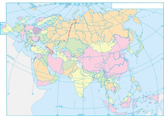 收藏版 | 超级棒的世界区域地理彩色底图