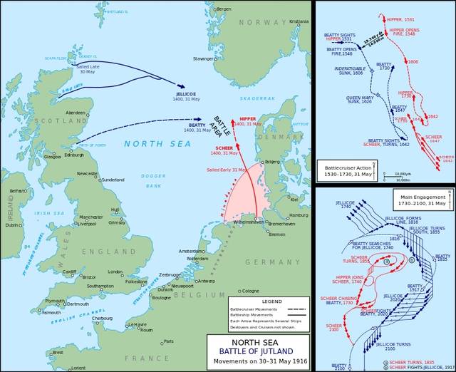 日德兰海战 德国痛扁英国皇家海军原因竟是这个