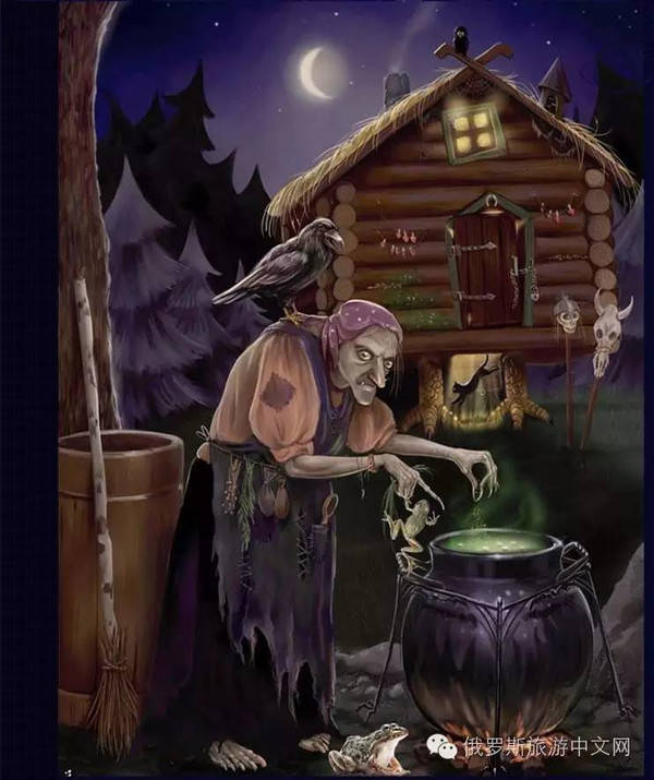 俄罗斯童话里的芭芭雅嘎老巫婆,画风如此奇特你家人知道吗?