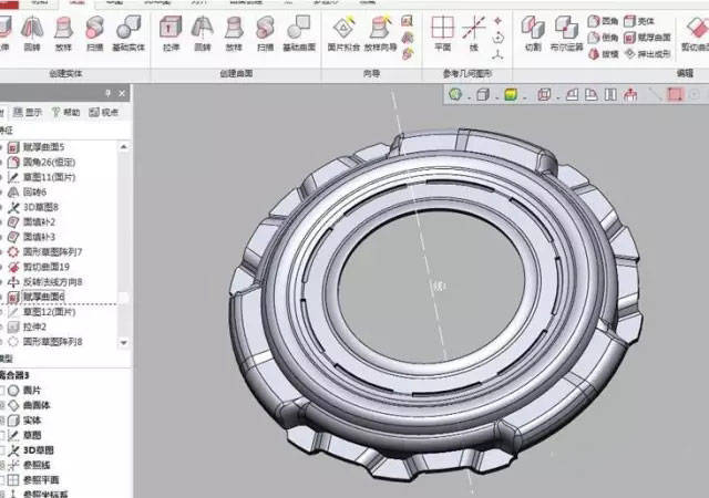 3d打印教程 汽车离合器壳体的三维扫描及逆向建模