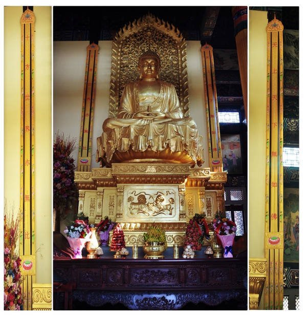 【佛学常识】汉传佛教寺院的殿堂布置及装饰艺术