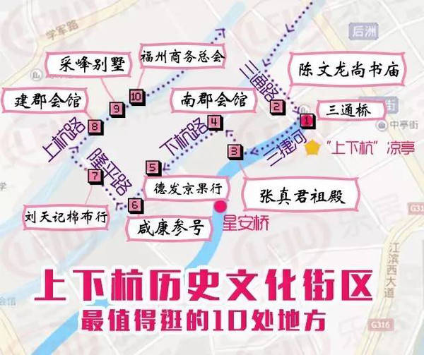 如果说三坊七巷是福州人文建筑的名片,那么上下杭则是福州商业发展的