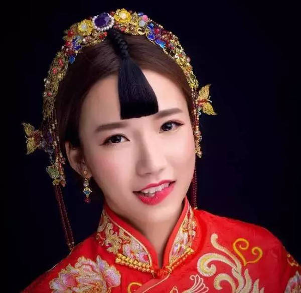 中式嫁衣那么美,秀禾服,龙