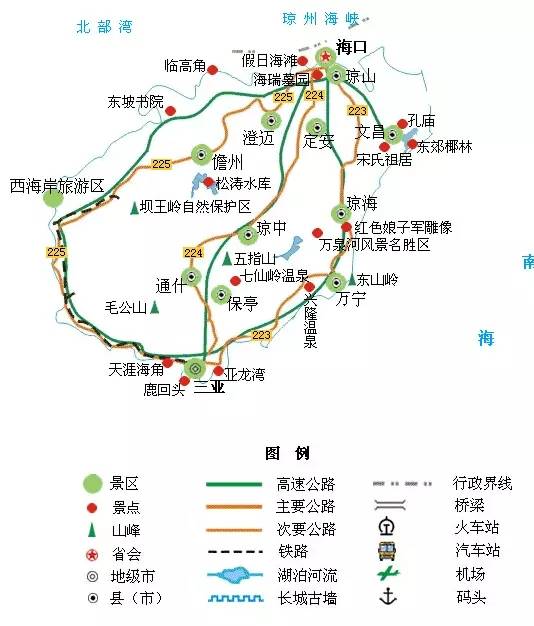 6. 广西旅游地图
