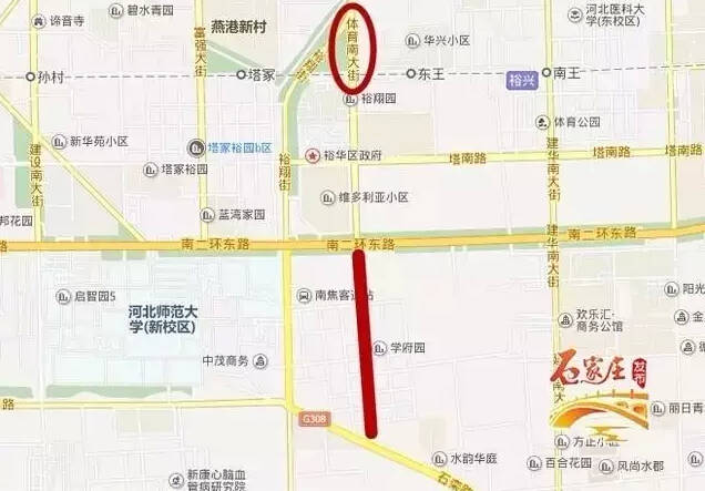 石家庄又一条道路要南延!