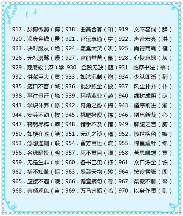 这18张图,包含了1000例常见错别字!