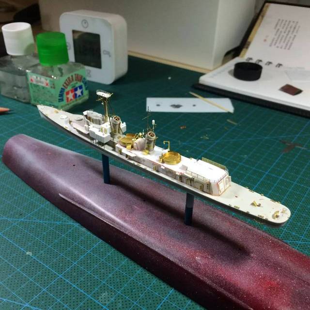 导弹时代的先行者,基阿特号导弹驱逐舰模型制作