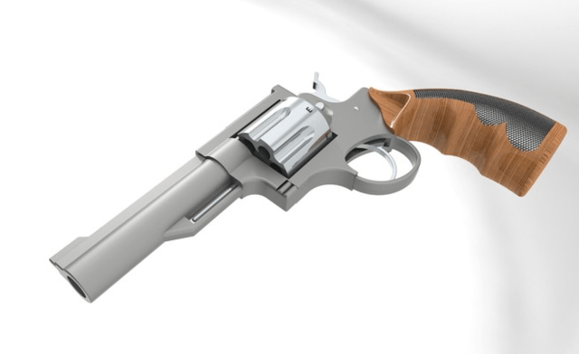 柯尔特左轮手枪stl格式免费下载[3d打印模型]