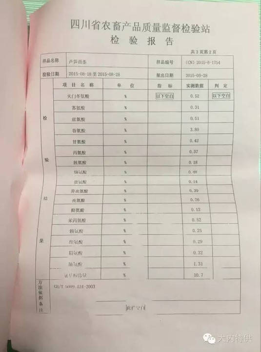 (检验合格证)