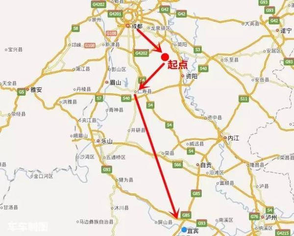 成都至宜宾高速公路是《四川省高速公路网规划(2014-2030年)》中规划