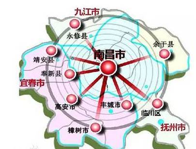 南昌大都市区真的来了,2.3万平方公里的