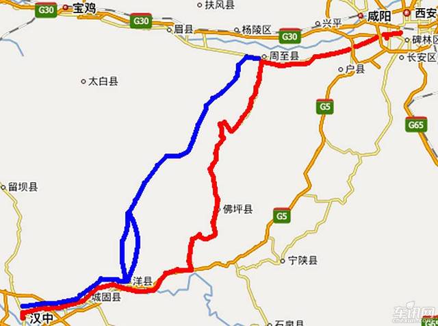 沿着108国道,从汉中市区往东,第一个是城固县,第二个是洋县.