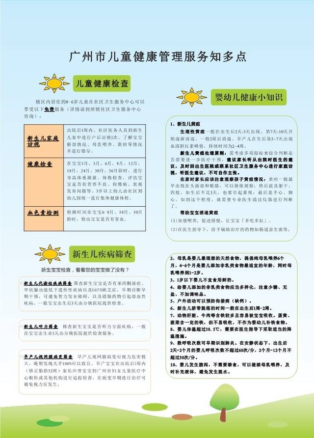 【温馨提示】粑粑麻麻们请注意:《广州市儿童保健系统