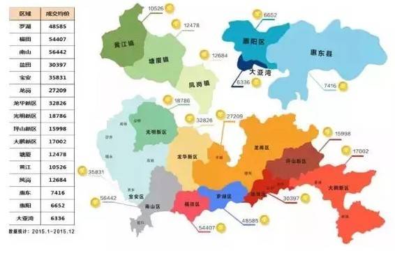 深圳房价地图