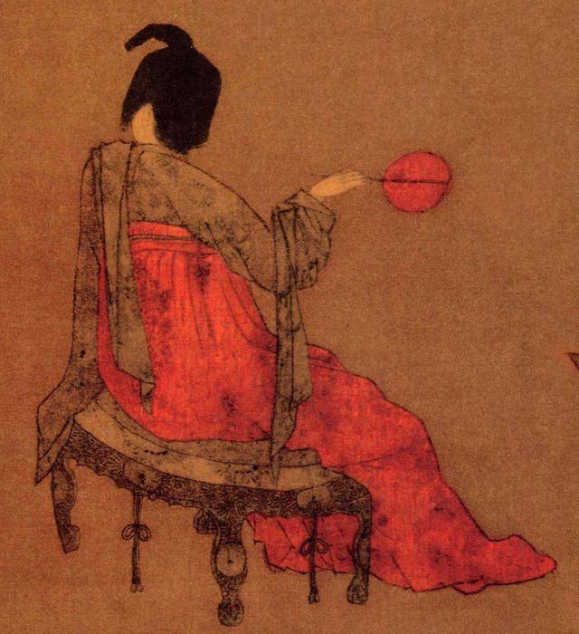 《挥扇仕女图》唐·周昉--中国十大传世名画