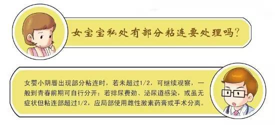 你会给宝宝清洗私处吗?穿开裆裤好不好?女宝小心阴唇粘连,阴道皮赘