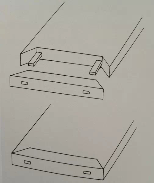 袭明制器插肩榫一块玉翘头案(厚板拍抹头-翘头与抹头一木连做)