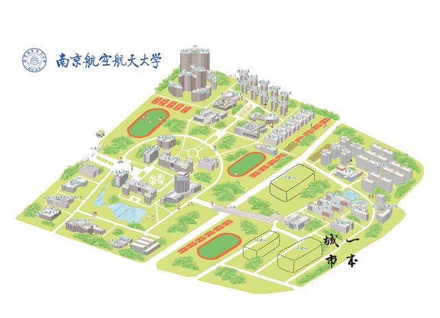 史上最全南京高校手绘地图,快来找找你的大学吧