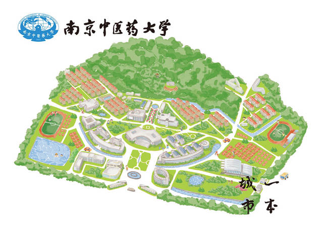 史上最全南京高校手绘地图,快来找找你的大学吧