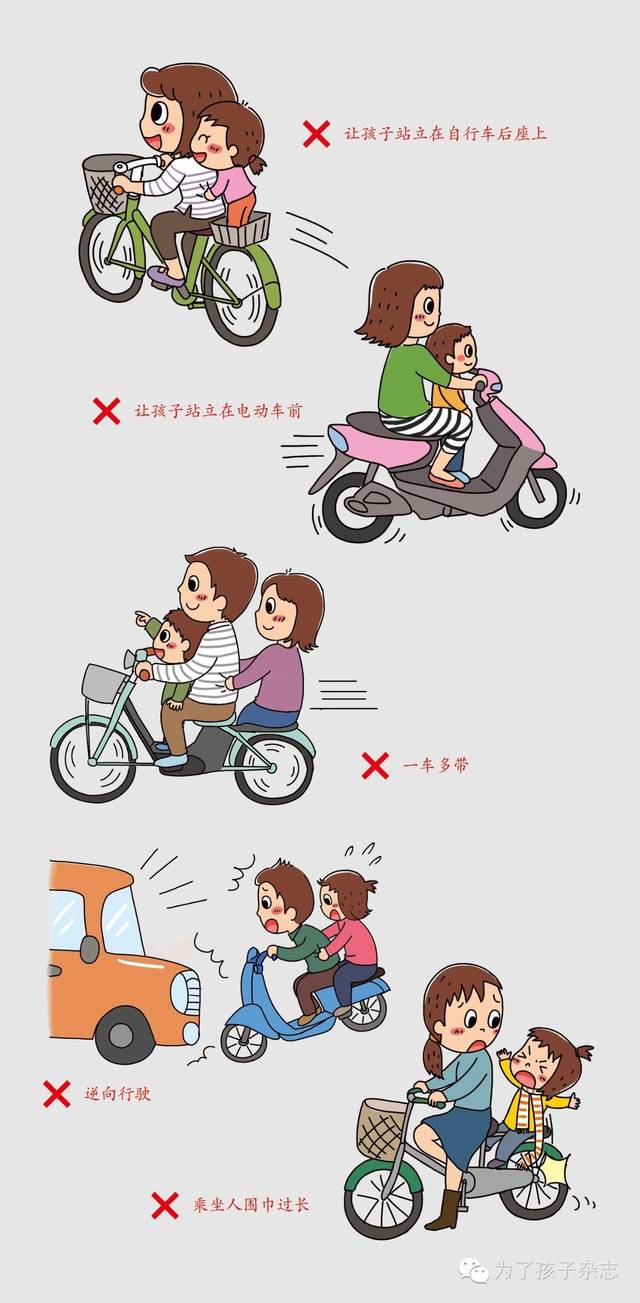 【关注儿童安全】骑车带孩子,安全无小事!(上)