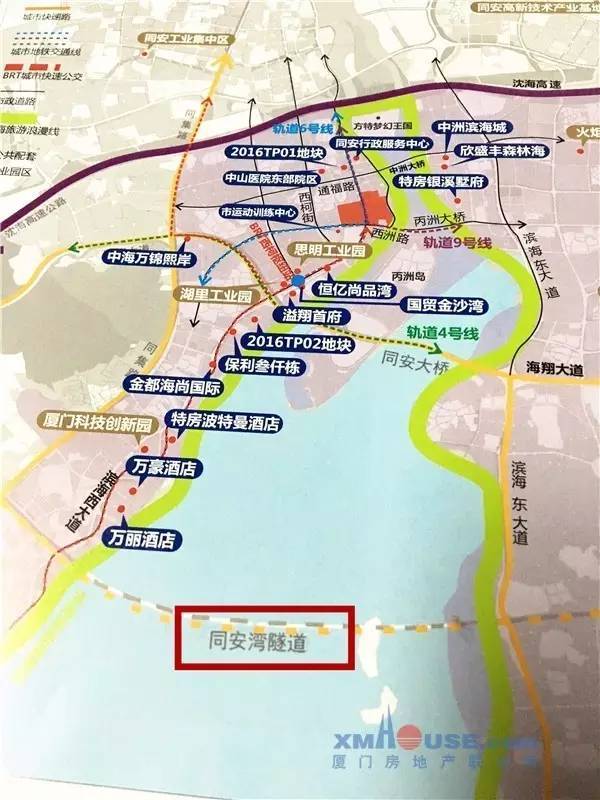 98展会厦门3大规划最新动态!同安湾隧道再现,将拍6宗商住地位置曝光