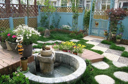 私家花园设计施工效果图-成都私家花园设计