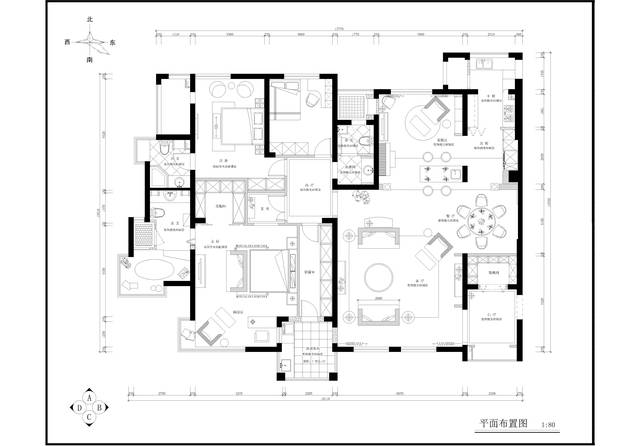 200平米别墅梦幻原木色家居设计图