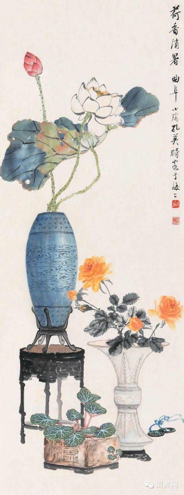 中国传统工笔博古画欣赏