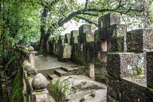 合川钓鱼城,上帝折鞭处