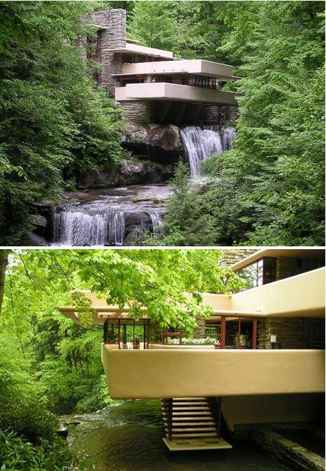 1.流水别墅(falling water)