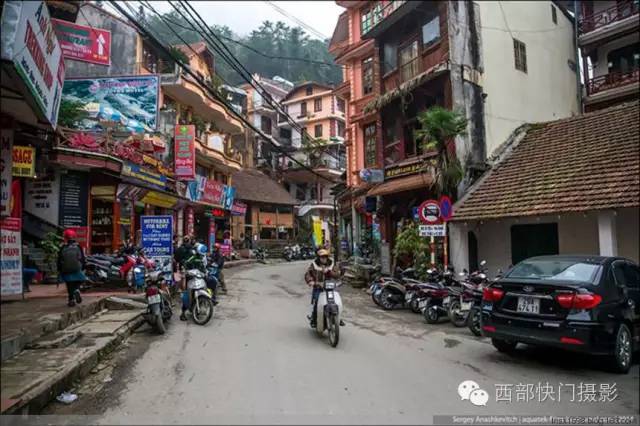 实拍越南人沙巴小镇社会生活照片