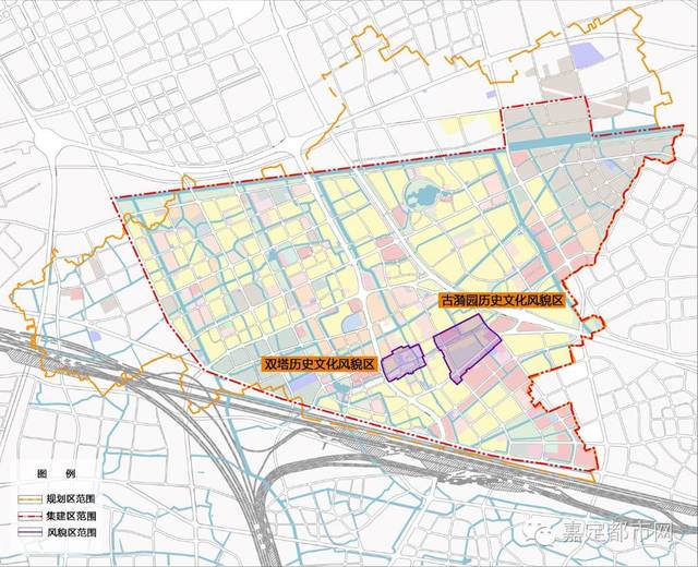 规划图 规划范围:南翔镇域规划范围33.