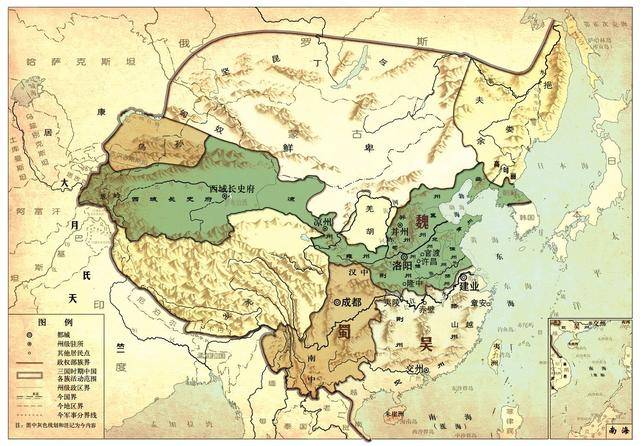 中美俄三国鼎立，论地位和军力谁是吴国和蜀国?
