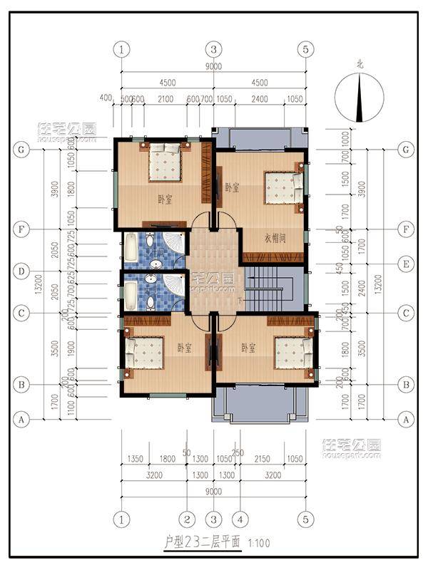 关注微信公众号:住宅公园,300套自建房别墅图纸下载,各种抗震保温的