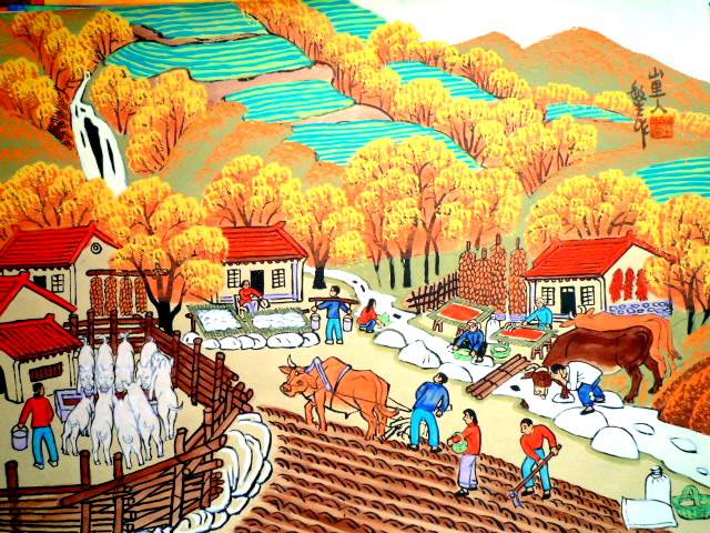 西安户县农民画:从庄稼地走向洋舞台