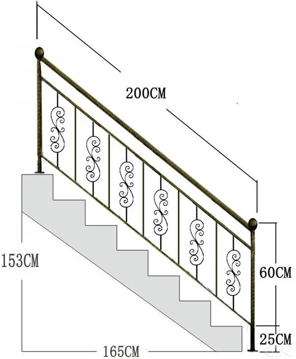旋转铁艺楼梯栏杆与普通楼梯扶手的制作有何不同?