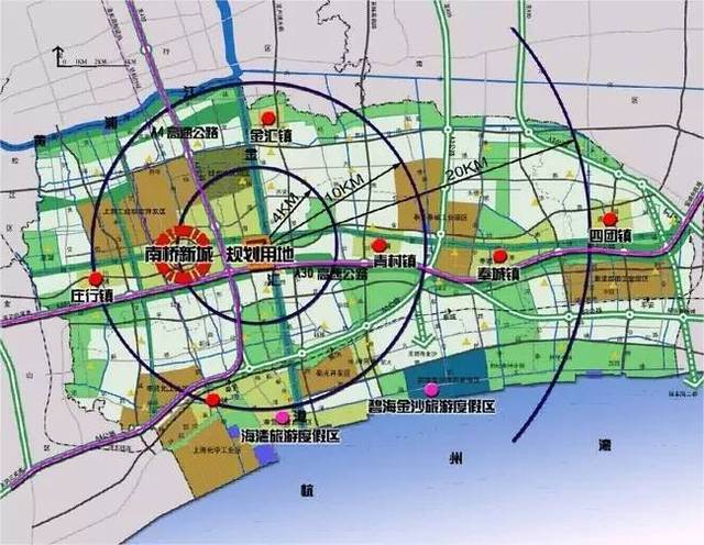 厉害了word上海,新增4个城市副中心,5个新城!城区面积