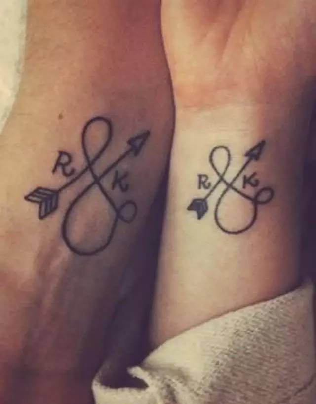 情侣之间的纹身——利用纹身说"我爱你"
