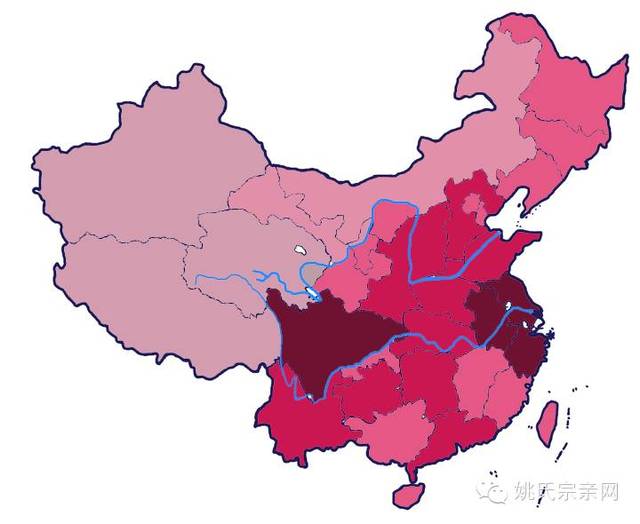 安徽人口分布_六普各省人口外省分布图 华南(2)