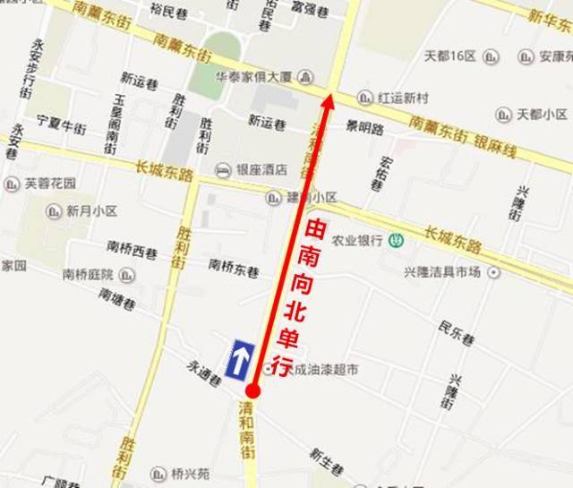 银川市单行线道路汇总表来啦!快收藏!