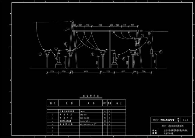 110kv变电站典型设计图纸——35kv部分