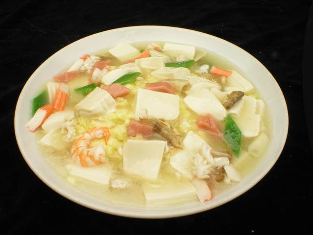 1. 食疗食补-三鲜豆腐汤